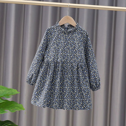 Children's Cotton Dress Korean Style Spring And Autumn