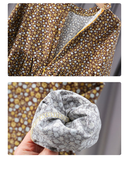 Children's Cotton Dress Korean Style Spring And Autumn