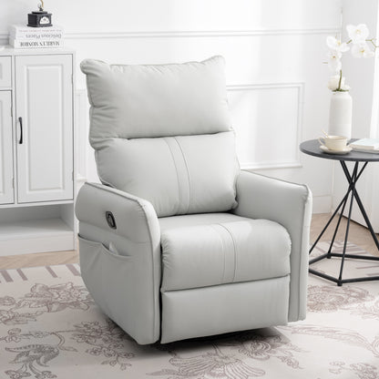 360  Swivel Rocking Recliner Chair, Nursery Glider, Modern Small Rocker