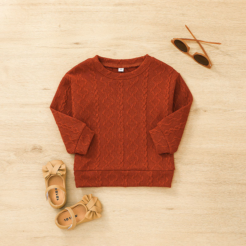 Children's Skirt Suit Girls Fashion Sweater