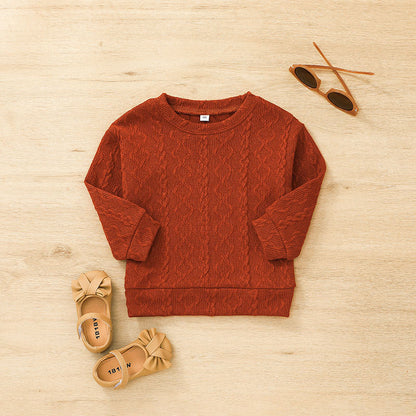 Children's Skirt Suit Girls Fashion Sweater