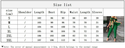 Women's Fashion Casual Slit Diagonal Collar Printing Suit