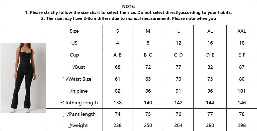 Solid Color Square Collar Vest Seamless Yoga Exercise Flared Pants
