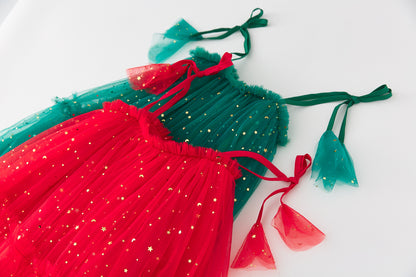 Children's Skirt Stars Moon Mesh Gauze Skirt Princess Pengpeng Skirt