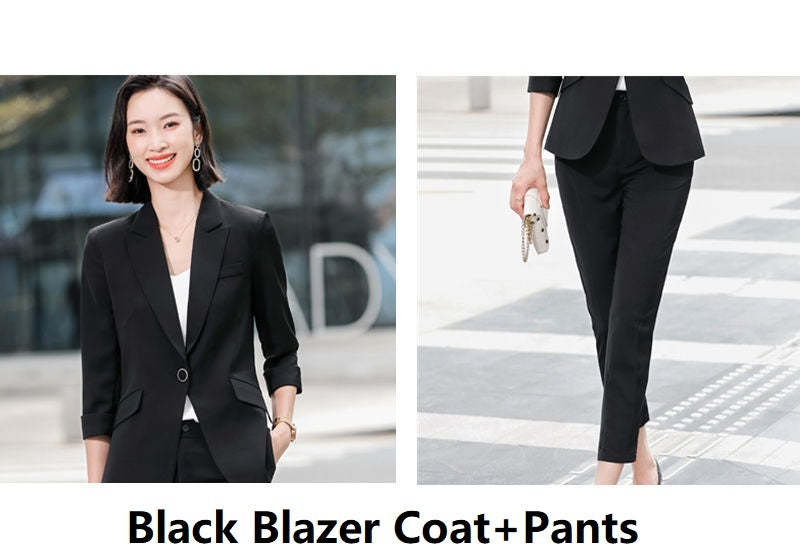 Women's Suit Suit Casual Jacket With Three-quarter Sleeves