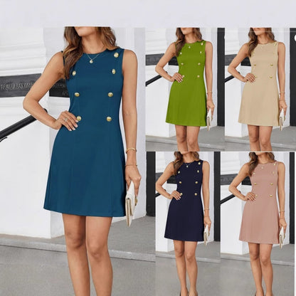 Women's Cocktail Mini Sleeveless Casual Dress