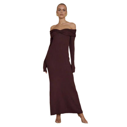 Elegant Long European And American Style Dress Women